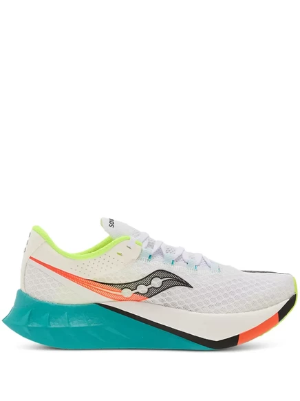 Мужские кроссовки Saucony Endorphin Pro 4 с сетчатым верхом, белые
