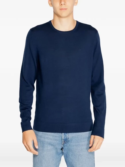 Мужской джемпер Calvin Klein из шерсти мериноса, синий