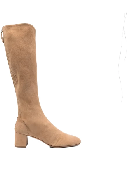 Женские сапоги Aquazzura Saint Honore 50 мм, верблюжьи