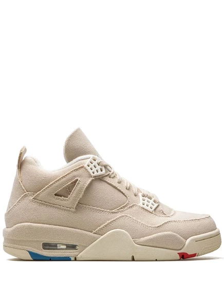 Женские кроссовки Jordan Air Jordan 4 Canvas, бежевые