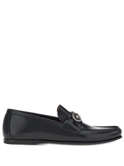 Мужские лоферы Ferragamo Gancini, чёрные