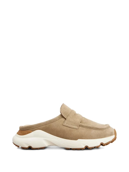 Женские мюли Tod's с декоративной прорезью, бежевые