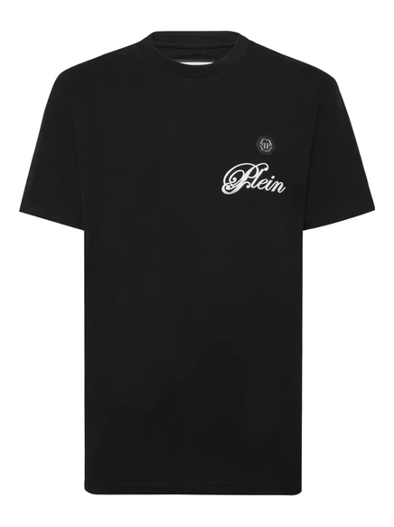 Мужская футболка Philipp Plein с логотипом, черная