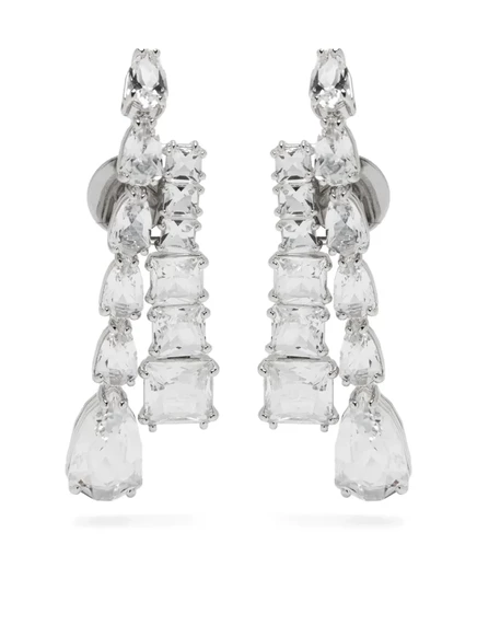 Женские серьги Swarovski Matrix с кристаллами, серебристые