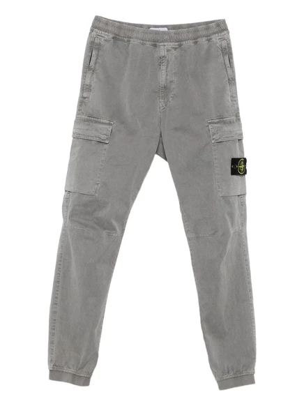 Мужские брюки Stone Island с карманами карго, серые