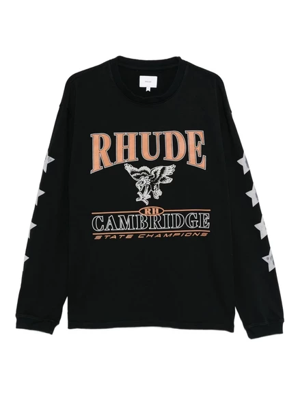 Толстовка с длинным рукавом RHUDE eagle-star black
