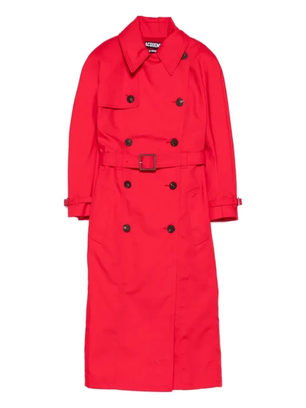 Женское двубортное пальто Jacquemus Citta, красное