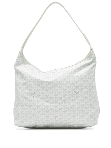 Сумка через плечо Goyardine Boheme Hobo, бывшая в употреблении в 2024 году white