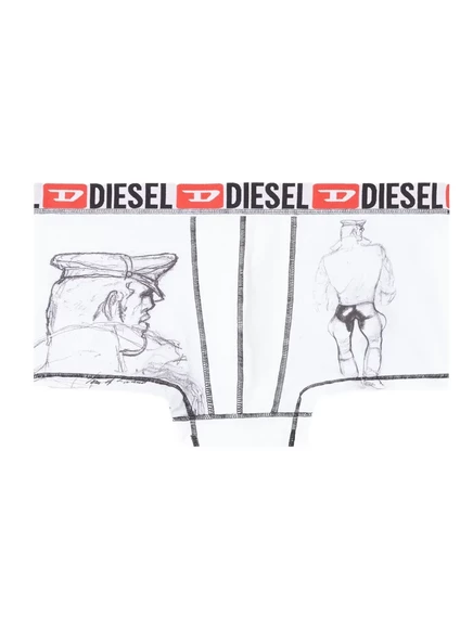 Мужские боксеры Diesel x Tom of Finland Damien, белые