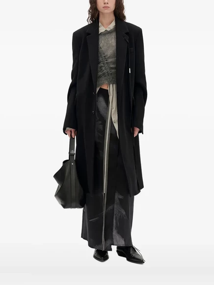 Женское пальто Ann Demeulemeester Viv шерстяное, черное