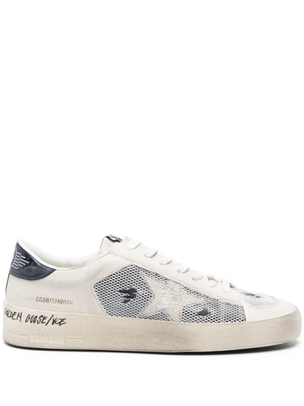 Кожаные кроссовки Golden Goose Stardan с низким верхом white