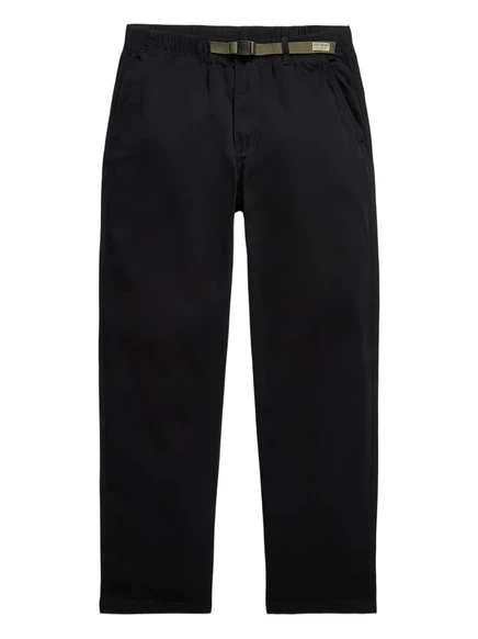 Брюки Polo Ralph Lauren Trailster из саржи с плоской подошвой спереди black