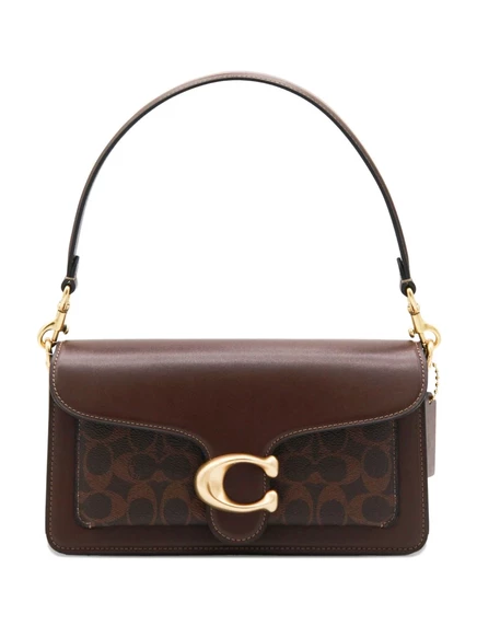 Сумка через плечо с монограммой Coach Tabby brown