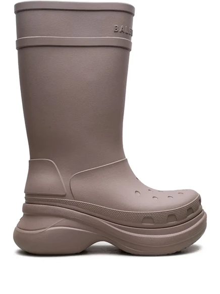 Мужские резиновые сапоги Crocs x Balenciaga на платформе