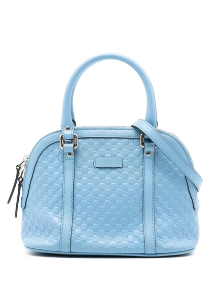 Сумка Gucci Mini Microguccissima Dome, синяя