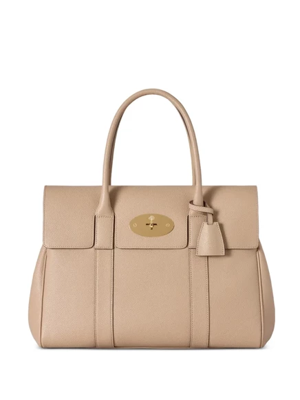 Женская сумка Mulberry Bayswater, маленькая, бежевая