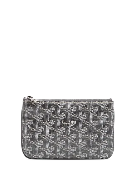 Женский клатч Goyard Pre-Owned Mini Senat Pochette, серый