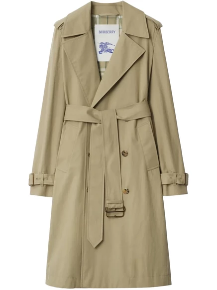 Женский удлиненный тренч Burberry, бежевый
