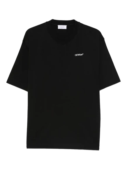 Женская футболка Off-White с логотипом Half Arrow, черная