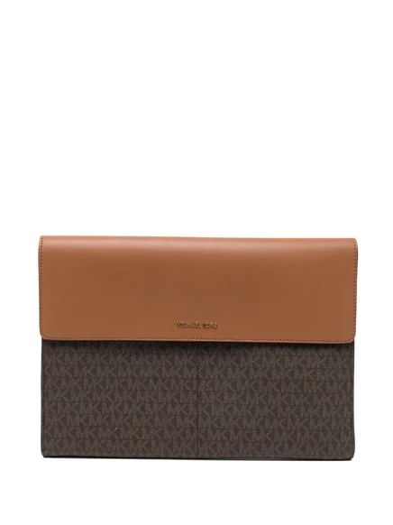 Женский чехол для ноутбука Michael Kors Jet Set Signature, коричневый