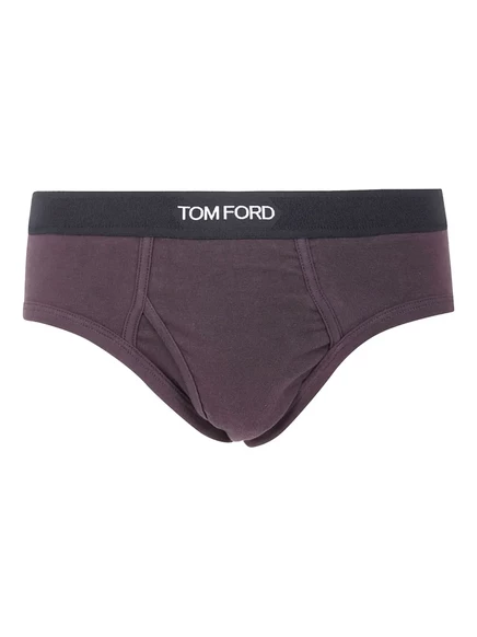 Мужские брифы Tom Ford из хлопка, темно-коричневые