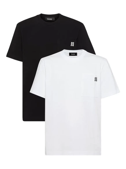 Футболка из джерси DSQUARED2 (в упаковке две штуки) white