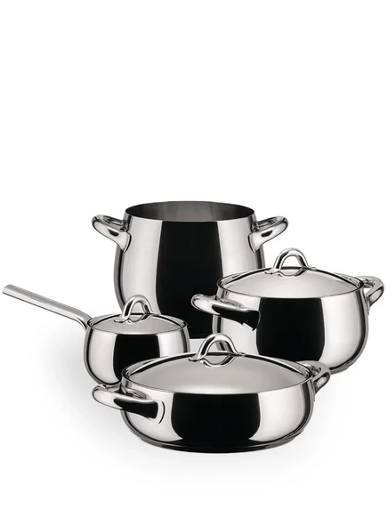 Набор посуды Alessi Mami 7 предметов, нерж., серебристый
