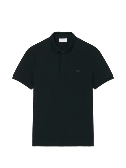Мужское поло Lacoste Paris из эластичного пике, зеленое