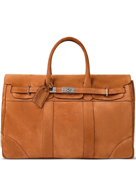 Мужская дорожная сумка Brunello Cucinelli Weekender, коричневая