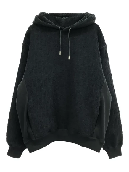 Унисекс худи Christian Dior Pre-Owned жаккардовое, черное