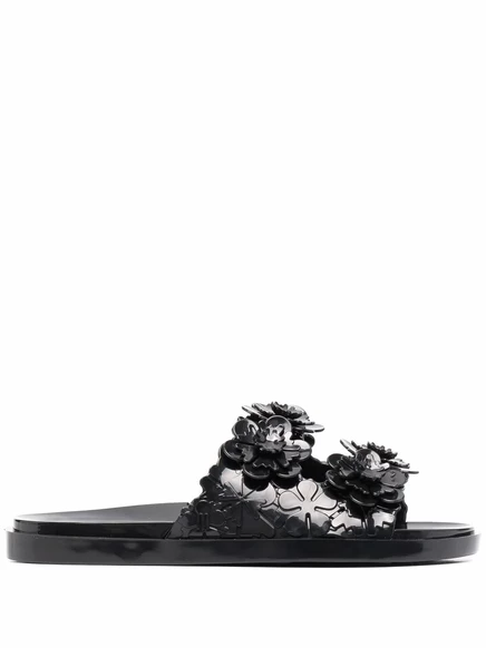 Босоножки Viktor & Rolf Melissa с открытым носком черного цвета