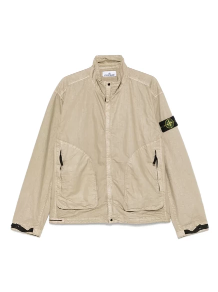 Мужская куртка-бомбер Stone Island с компасом, песочно-бежевый