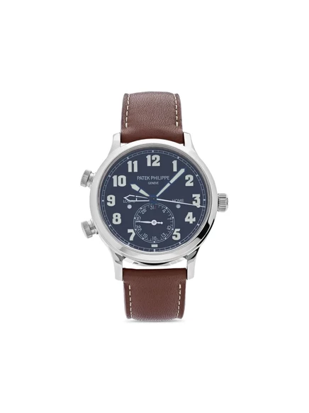 Часы Patek Philippe Calatrava 42 мм белое золото, синий