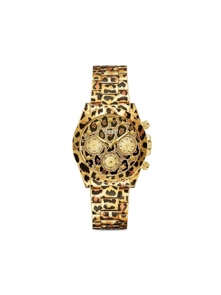 Женские часы Guess USA Leopardess 38 мм, золотистые