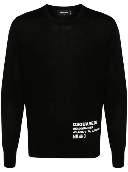 Мужской джемпер DSquared2 Ceresio 9, черный