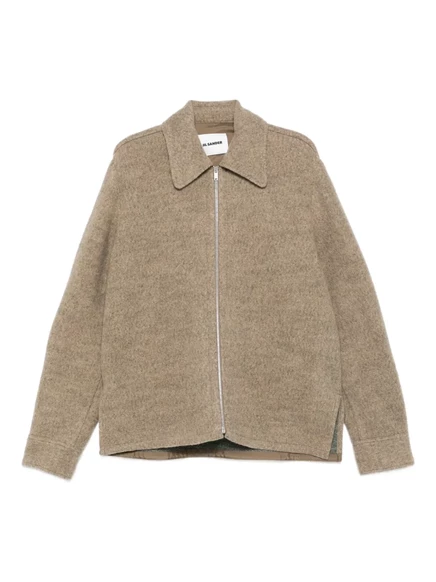 Мужская куртка-рубашка Jil Sander шерстяная на молнии