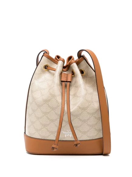 Сумка через плечо с монограммой Ella Lauretos MCM medium brown