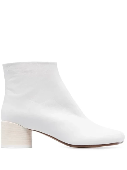 Ботильоны MM6 Maison Margiela анатомической формы 45 мм white