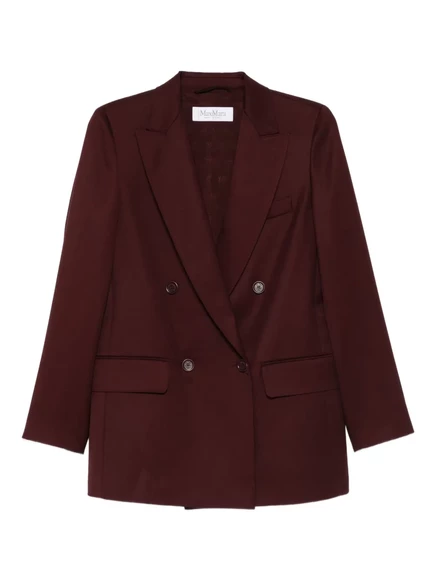 Женский двубортный блейзер Max Mara, красный