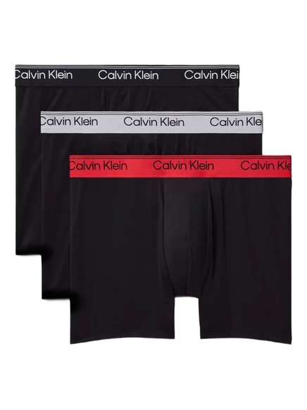 Мужские боксеры Calvin Klein 3 шт., с логотипом, черные