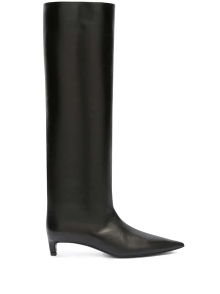 Женские сапоги до колена Jil Sander 30mm, чёрные