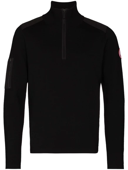Толстовка Canada Goose Stormont на молнии до половины длины black