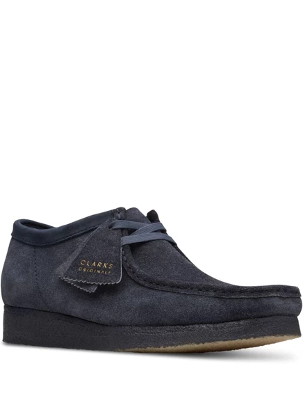 Ботинки-дезерты Clarks Wallabee blue