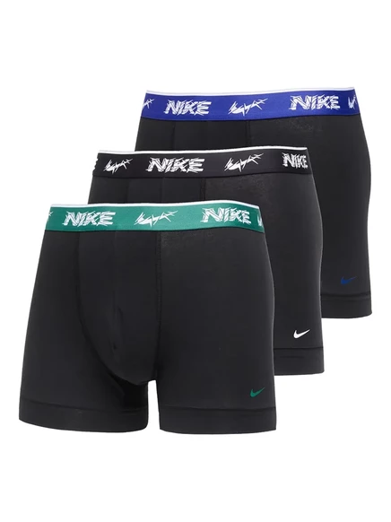 Мужские боксеры Nike с логотипом на поясе, черные, 3 шт.