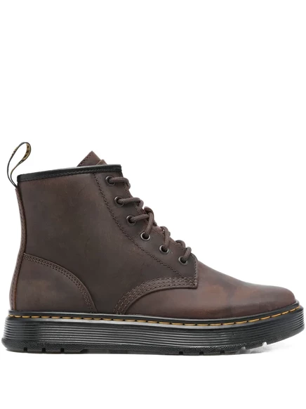 Кожаные ботинки Dr. Martens на шнуровке brown