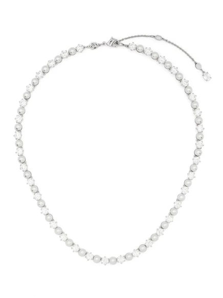 Женское ожерелье Swarovski Matrix Tennis, серебристое
