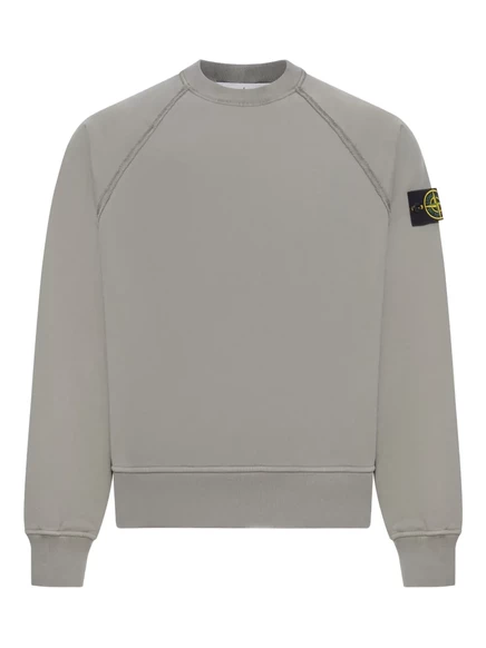 Мужской свитшот Stone Island с рукавами реглан, серый