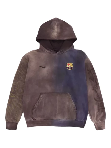 Толстовка с капюшоном Travis Scott split-dye grey