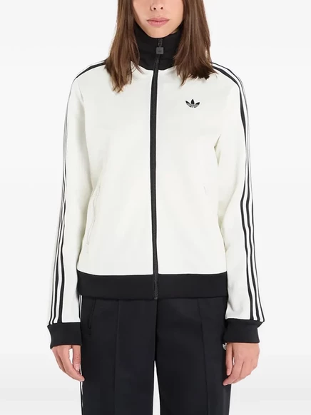 Женская толстовка Adidas Classic TT на молнии, белая