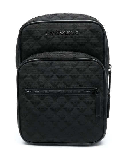 Мужской рюкзак Emporio Armani монограммный жаккард